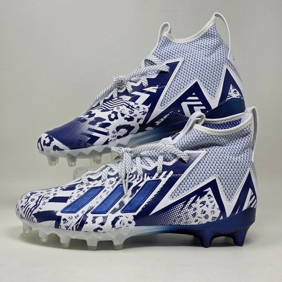 adidas Freak‎ 23 7v7 SMU Football Cleats White Blue GW4167 Men\'s Size 12 New main image 5